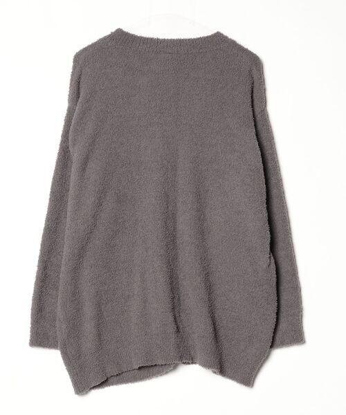 「PEANUTS」 ニットカーディガン L グレー レディース_画像2