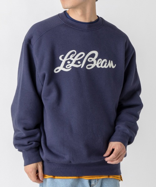 「L.L.Bean」 スウェットカットソー MEDIUM ネイビー メンズ