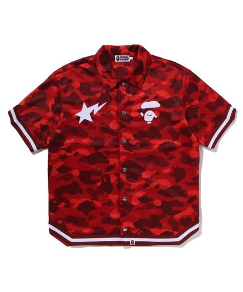 シャツ COLOR CAMO WARM UP SS SHIRT メンズの画像