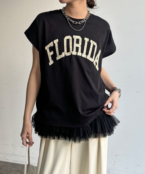 DouDou（ドゥドゥ） tシャツ 「WEB限定」ドルマンビッグロゴTEE