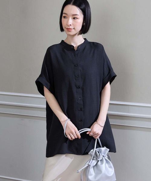 Aunely ブラウス シャツ 「Aunely」すぐサラ ひんやり エフォートレス