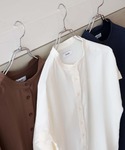 ブラウス シャツ 夏 半袖 「Aunely」す...の詳細画像4