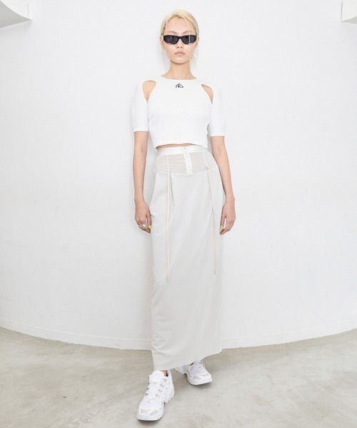 「THINGS THAT MATTER」 ロングスカート 1 ベージュ レディースの画像