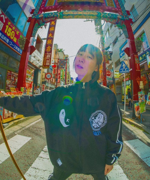 「GALFY」 ジャージパンツ L ブラック メンズの画像