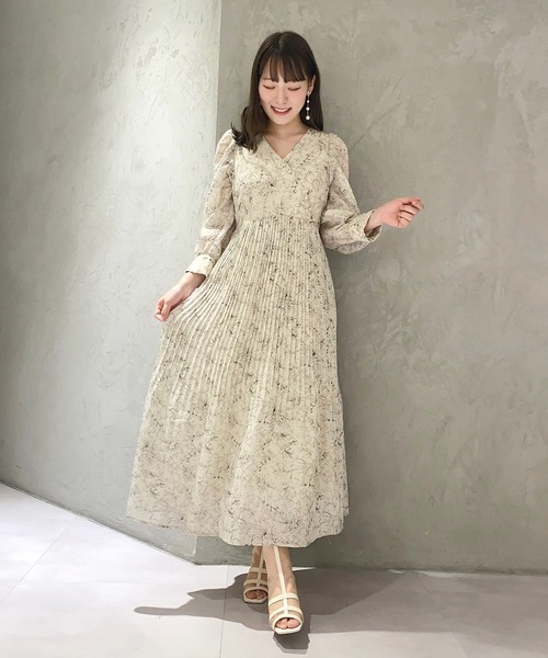 「31 Sons de mode」 長袖ワンピース 36 サックスブルー レディース_画像9