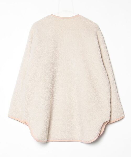 「OLIVE des OLIVE」 ノーカラージャケット M ベージュ レディース_画像2