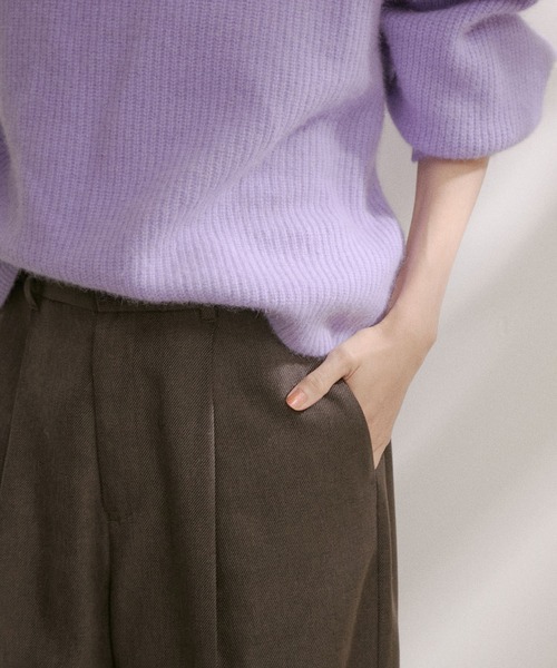 「SALON adam et rope'」 スラックス S ブラウン系その他 レディース_画像7