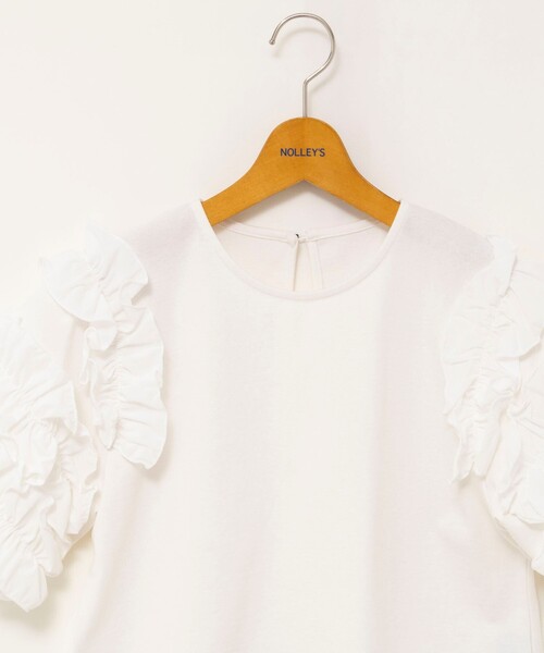 tシャツ 「WEB限定」袖コンシャスプルオーバー レディースの画像