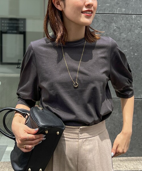 「NOLLEY'S」 半袖Tシャツ 36 ブラック レディース_画像3