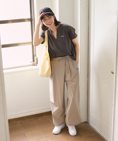 新品タグ付き　フリークスストアTHOUSAND MILE セットアップ　ベージュ FREAK'S STORE（フリークスストア） セットアップ 夏 Americana