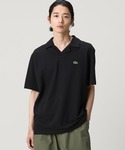 ラコステ ポロシャツ 半袖 コットン×リネン ...の詳細画像5