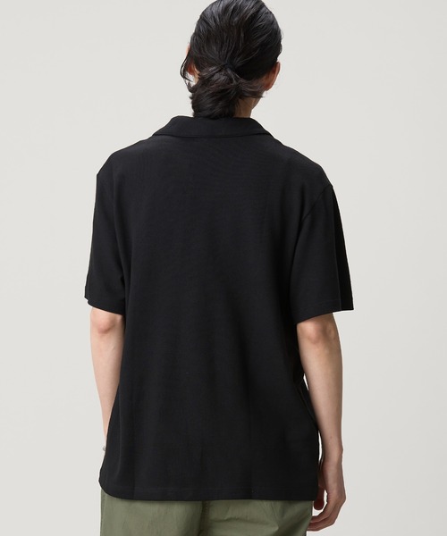 LACOSTE（ラコステ） ポロシャツ 半袖 コットン×リネン オープンカラー