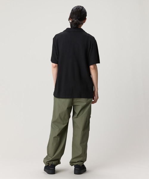 LACOSTE（ラコステ） ポロシャツ 半袖 コットン×リネン オープンカラー