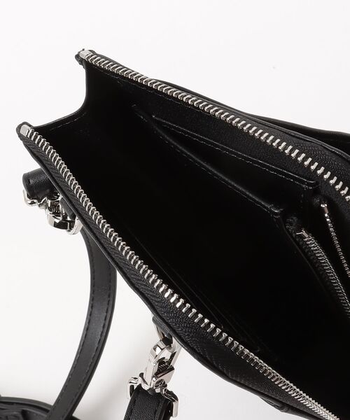「TO BE CHIC」 ワンポイントショルダーバッグ - ブラック レディース_画像4