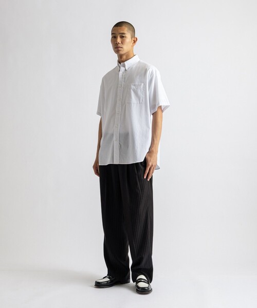 Saturdays NYC（サタデーズ ニューヨークシティ） シャツ 半袖 Oxford