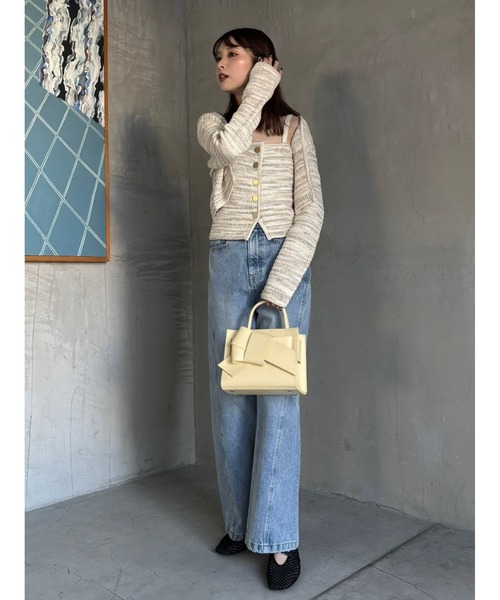「FRAY I.D」 ハンドバッグ F ベージュ レディース_画像9