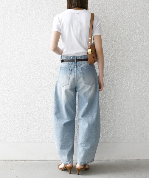 「PETIT BATEAU」 半袖Tシャツ ONE SIZE ホワイト レディース_画像3