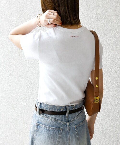 「PETIT BATEAU」 半袖Tシャツ ONE SIZE ホワイト レディース_画像5