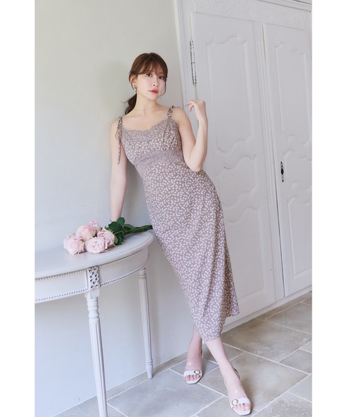 ワンピース Cherry Pattern Camisole Dress