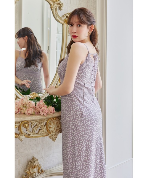 ワンピース Cherry Pattern Camisole Dress