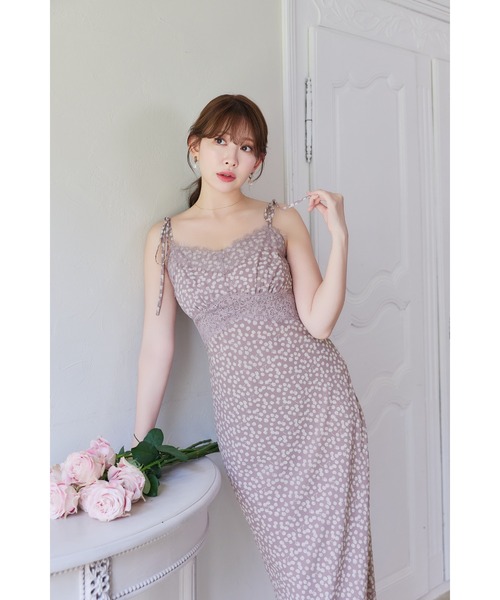 ワンピース Cherry Pattern Camisole Dress