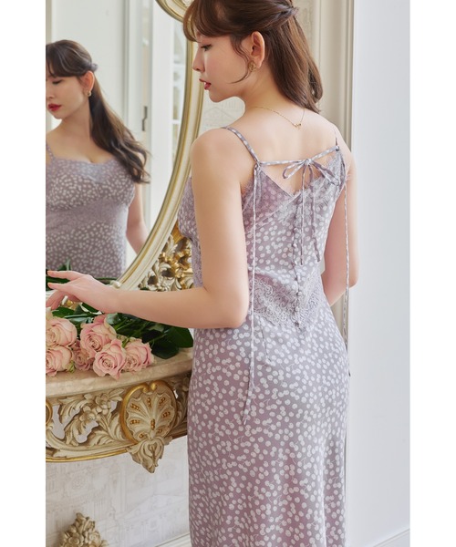 ワンピース Cherry Pattern Camisole Dress