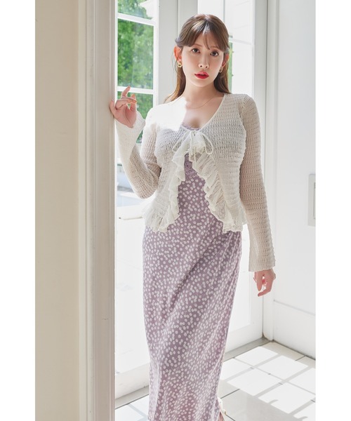 ワンピース Cherry Pattern Camisole Dress