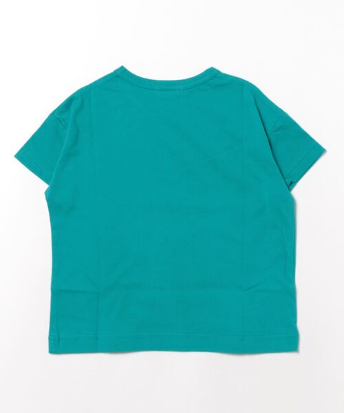 「hakka kids」 「KIDS」半袖Tシャツ 100cm ブルー キッズ_画像2