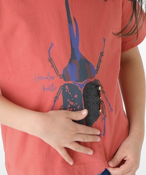 「hakka kids」 「KIDS」半袖Tシャツ 100cm ブルー キッズ_画像7