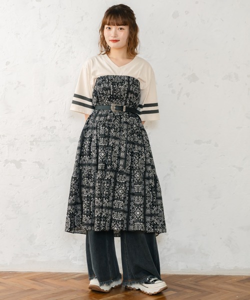 「eLur」 デニムパンツ MEDIUM インディゴブルー レディース_画像5