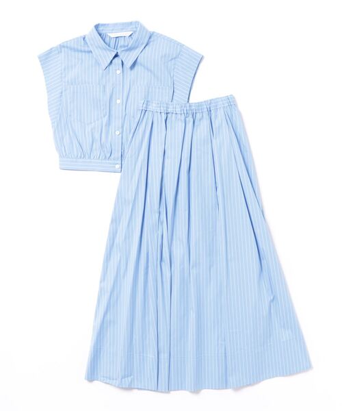 「31 Sons de mode」 セットアップ 38 サックスブルー レディース_画像2