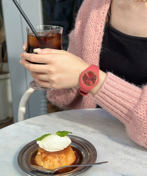 「ICE WATCH」 デジタル腕時計 - ライム レディース_画像9