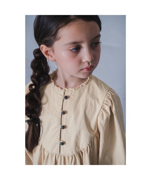 「p.premier」 「KIDS」長袖ワンピース 110 チャコール キッズ_画像5