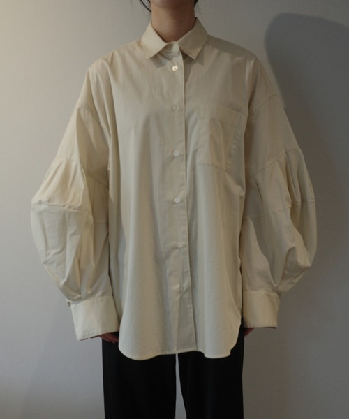 CLANE（クラネ） ブラウス シャツ CLANE VOLUME SLEEVE SHIRTS