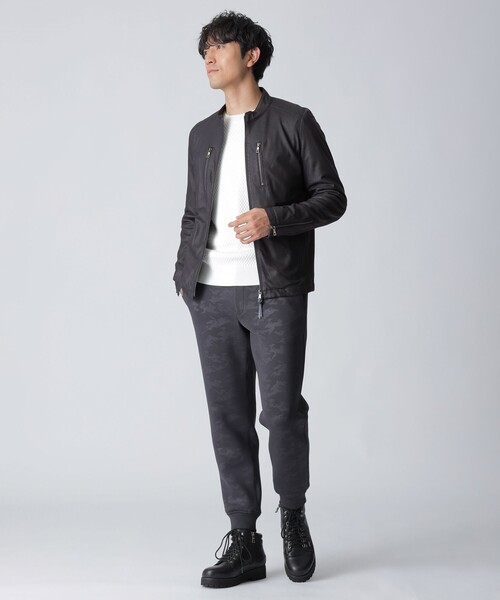 「EPOCA UOMO」 スラックス 46 チャコールグレー メンズ_画像2