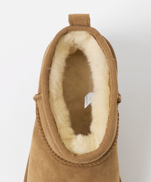 UGG ムートンブーツ ブラック 24cm ショート　未使用品　送料込みです★ UGG Australia（アグオーストラリア） ugg ショート ムートン ブーツ