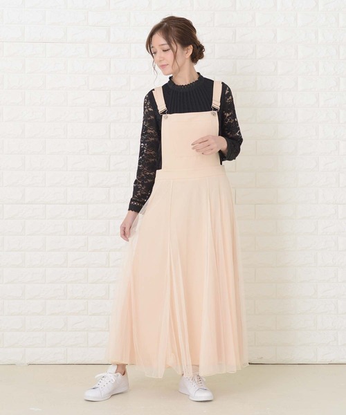 doudou サロペットスカート ジャンパースカート 2way ワンピー doudou サロペットスカート ジャンパースカート 2way ワンピー