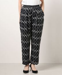 STYLEBLOCK（スタイルブロック） パンツ ジグザグ柄プリントリラックス