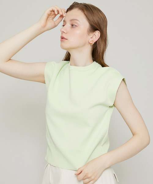 安い即納 tシャツ PayPayモール店 - 通販 - PayPayモール Tシャツ 《STUDIOUS別注》ミラノリブフレンチスリーブトップス ZOZOTOWN 人気高評価