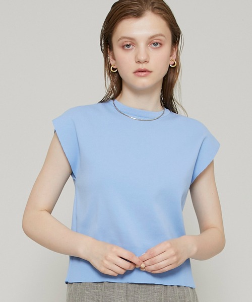 安い即納 tシャツ PayPayモール店 - 通販 - PayPayモール Tシャツ 《STUDIOUS別注》ミラノリブフレンチスリーブトップス ZOZOTOWN 人気高評価
