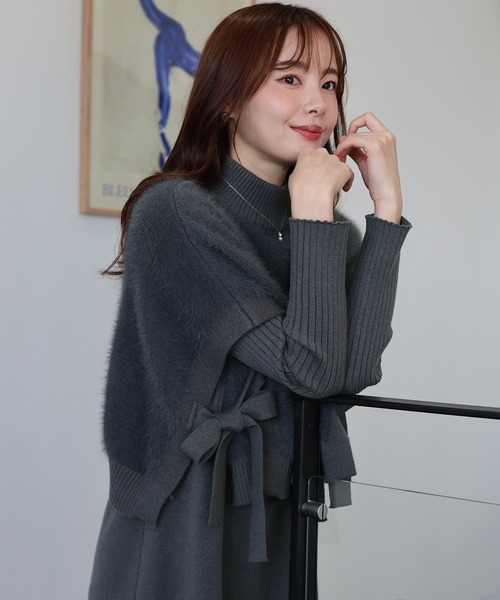 BLUEEAST（ブルーイースト） ワンピース 「シャギー素材追加／選べる