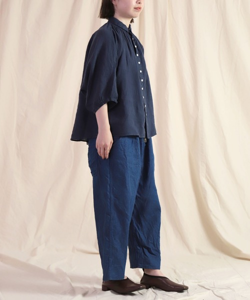 ブロカント　リネンシャツ Brocante ブラウス シャツ 「Brocante / ブロカント」 リネン