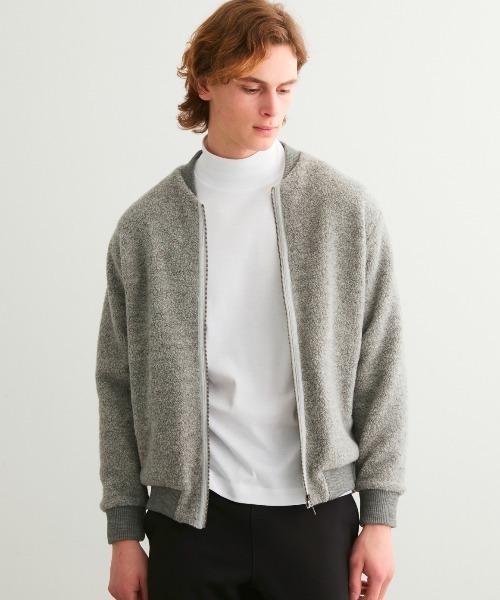 スリードッツ　タートルネック　グレー　美品 サンデッドジャージ タートルネック｜three dots（スリードッツ