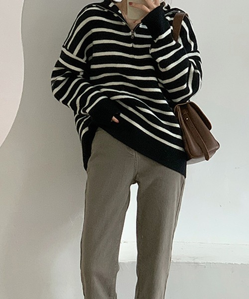 VitaFelice（ヴィータフェリーチェ） ニット セーター セーラーカラー