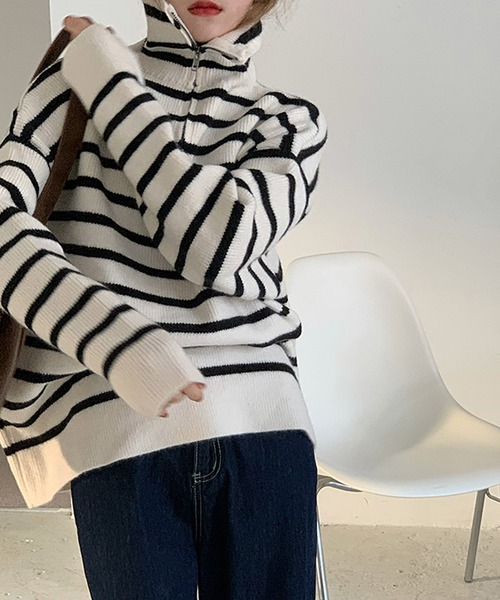 VitaFelice（ヴィータフェリーチェ） ニット セーター セーラーカラー