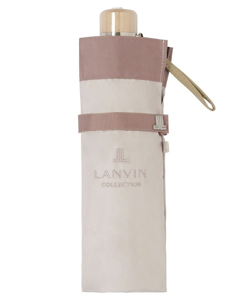 ★新品★ランバンコレクション　晴雨兼用　日傘　楽折　１級遮光　遮熱　軽量　バラ LANVIN COLLECTION 折りたたみ傘 遮光 遮熱 晴雨兼用折りたたみ日傘