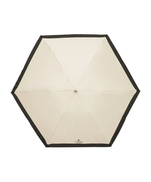 LANVIN COLLECTION 折りたたみ傘 晴雨兼用折りたたみ日傘 グログラン
