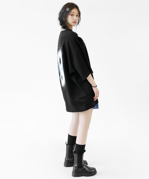 minsobi（ミンソビ） tシャツ gビッグハーフスリーブT オーバーサイズ