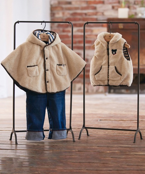 【定価34100円】ダブルビー シープボア素材 リバーシブルジャケット 130 ダブルビー シープボア素材 リバーシブルジャケット 130 キッズ服(100cm~)