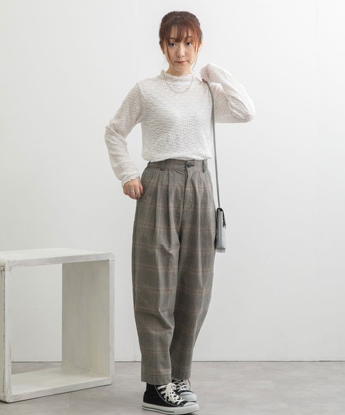 POU DOU DOU（プードゥドゥ） パンツ 2タックワイドパンツ レディース